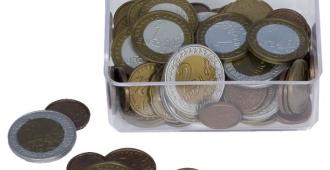 Euro mønter 50 stk i æske