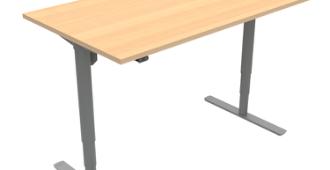 Hæve/sænke bord140 x 80 cm bøg