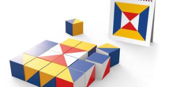 Nikitin mønster cubes